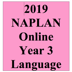2019 Kilbaha Interactive NAPLAN Trial Test Language Year 3